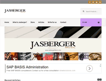 Tablet Screenshot of jasberger.com